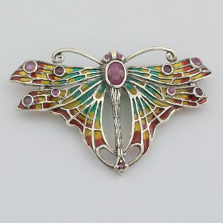 Broche-colgante mariposa de 5,83 cm.