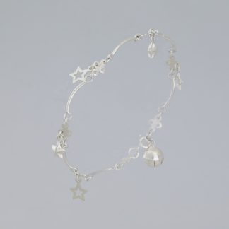 Pulsera 5 estrellas de 18,50 cm de longitud.