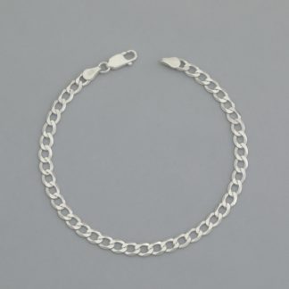 Pulsera barbada de 20 cm.