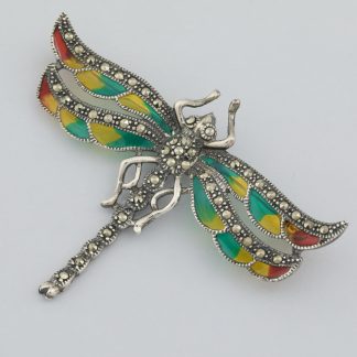 Broche-colgante libélula 6,4 cm.