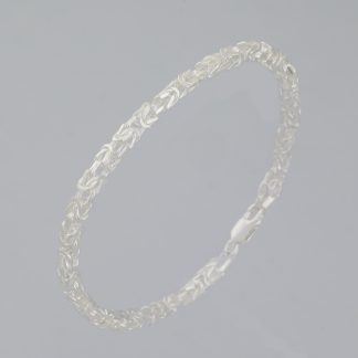 Pulsera bizantina de 20,5 cm de longitud.