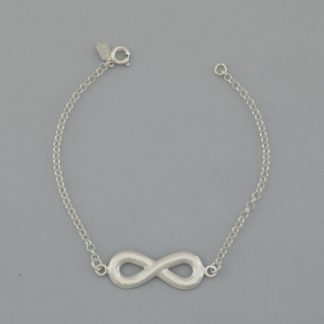 Pulsera infinito cadena de 18,5 cm
