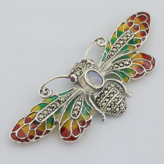 Broche escarabajo de 7,75 cm.