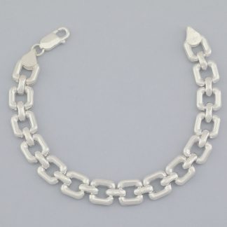 Pulsera eslabones cuadrados de 19 cm.