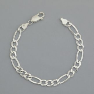 Pulsera alternada 3+1 de 20,5 cm.