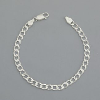 Pulsera barbada de 20 cm.