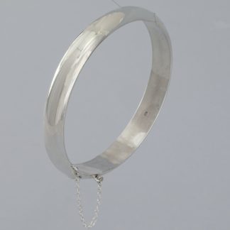 Brazalete aro convexo liso de 9,50 mm de ancho