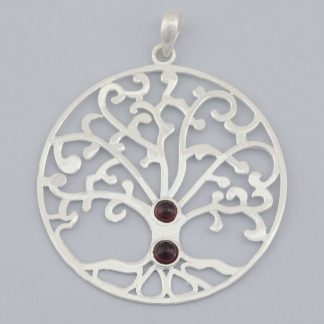 Colgante árbol de la vida amatista de Ø 4,54 cm.