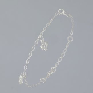 Pulsera 3 tréboles de cm.