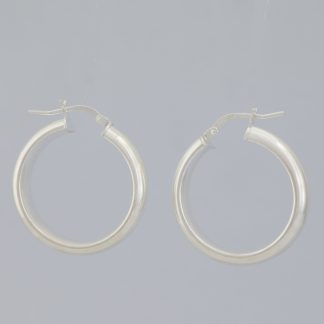 Pendientes liso ½ caña de 2,93 cm de altura