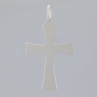 Colgante cruz vintage de 4,6 cm.